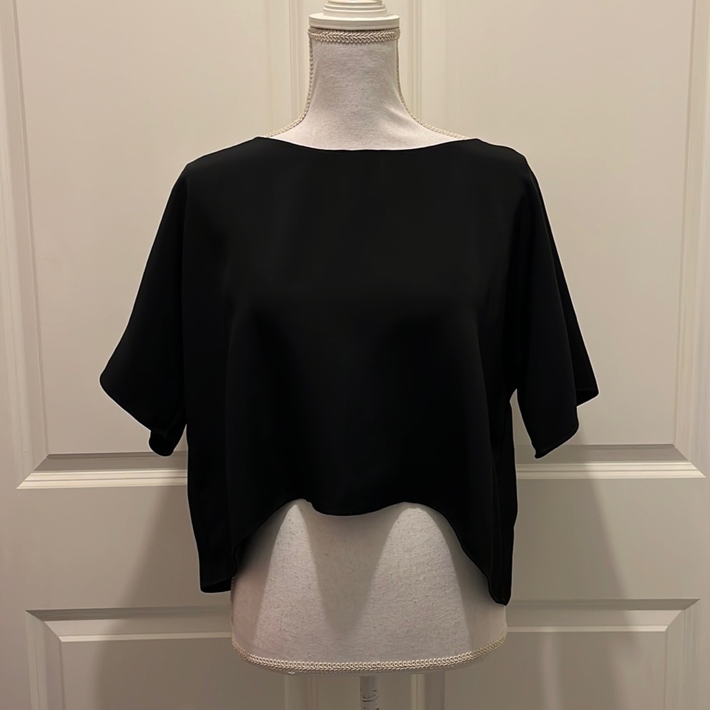 Rosamosario Black Relaxed-fit Top